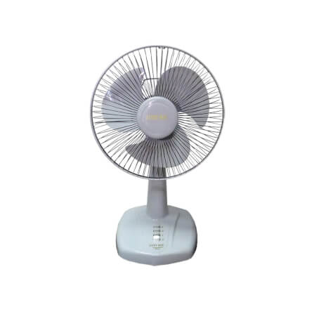 พัดลมตั้งโต๊ะ 12 นิ้ว ลัคกี้มิตซู LM521 สีเทา_0